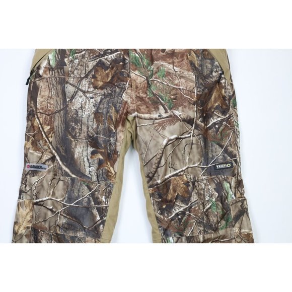 Gander Mtn Mens XL Realtree Camouflage Chamois Cloth Waterproof Hunting Pants - Picture 3 of 14